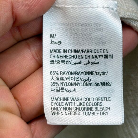 Maison Jules Long Open-Front Jersey Cardigan Sweater M - Picture 6 of 11